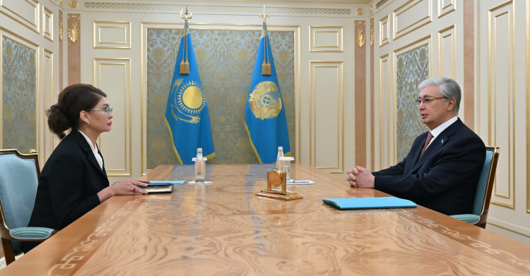Мемлекет басшысы Қазақстан Республикасы Қауіпсіздік Кеңесі Төрағасының орынбасары Аида Балаеваны қабылдады