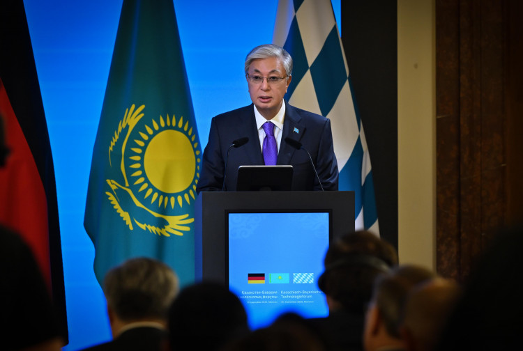 President Kassym-Jomart Tokayev Addresses Kazakhstan-Bavaria Technology Forum