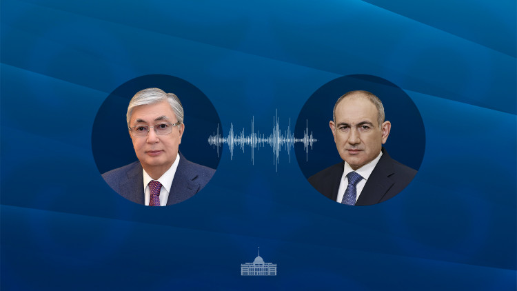 Мемлекет басшысы Армения Премьер-министрімен телефон арқылы сөйлесті