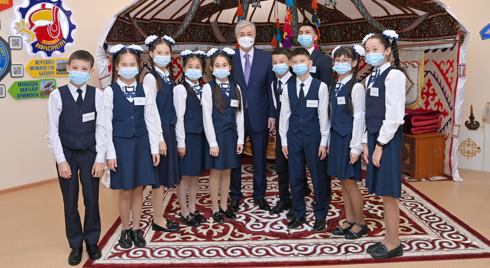 Мемлекет басшысы дарынды балаларға арналған «Өркен» мектеп-интернатына барды