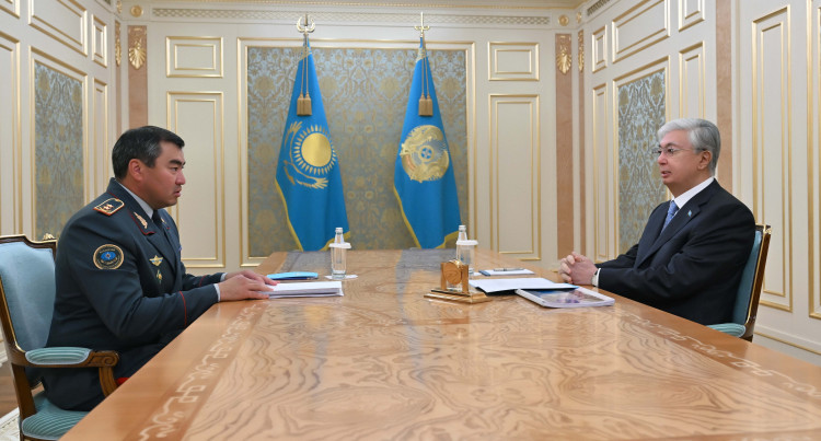 Мемлекет басшысы Төтенше жағдайлар министрі Шыңғыс Әріновті қабылдады