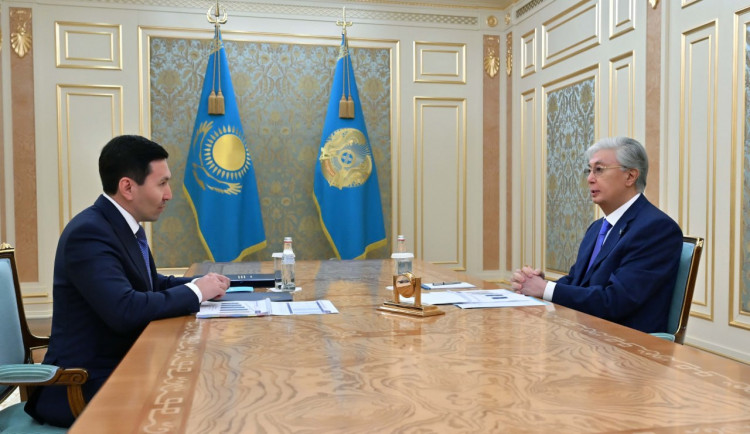 Президент Қасым-Жомарт Тоқаев «Самұрық-Қазына» АҚ басқарма төрағасы Нұрлан Жақыповты қабылдады